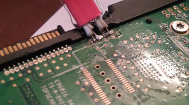 Soldered straight to the board
